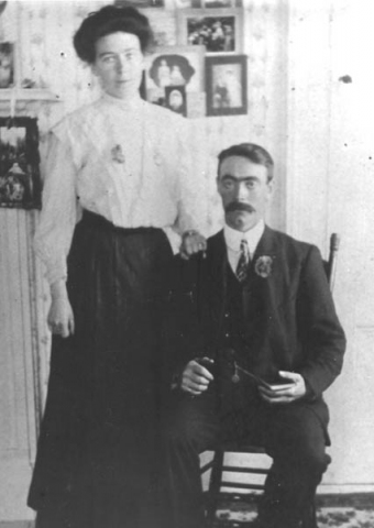229: Anne Dunphy and her husband Thomas Kemp, at Placentia. (circa 1905-1910) [courtesy of Marg  (Ryan) Martin]  - daughter of Patrick Dunphy &amp;amp; Elizabeth Byrne